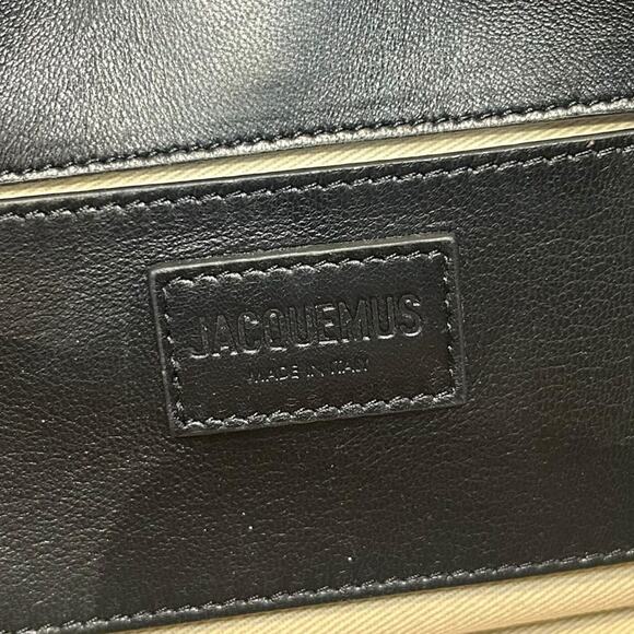 Jacquemus Denim Le Petit Bambimou Shoulder Bag with Removable Shoulder Strap - Picture 13 of 13